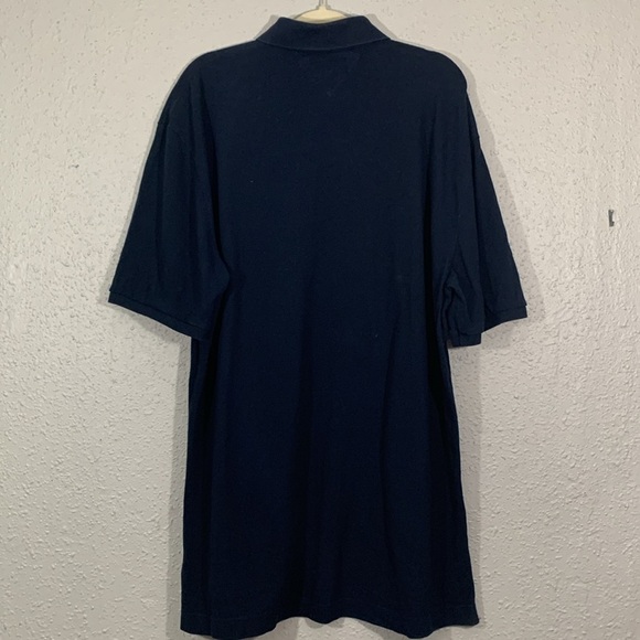 Tommy Hilfiger Classic Fit Navy Blue Short Sleeve Polo  100% Cotton size XXL - Picture 6 of 6